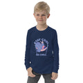 Stay cool be chill | Youth Long Sleeve Tee | Bella + Canvas 3501Y