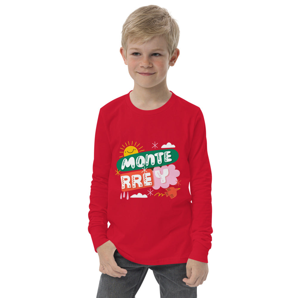 Monte rrey | Youth Long Sleeve Tee | Bella + Canvas 3501Y