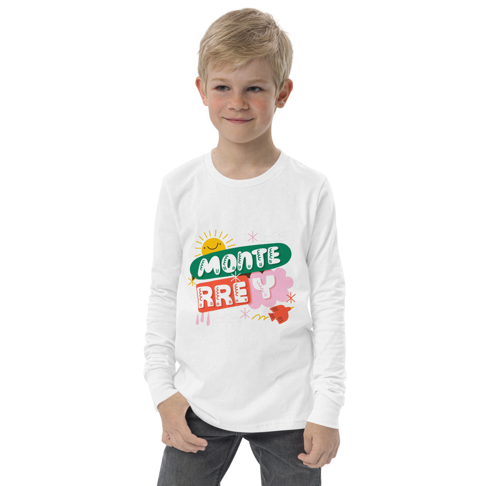 Monte rrey | Youth Long Sleeve Tee | Bella + Canvas 3501Y