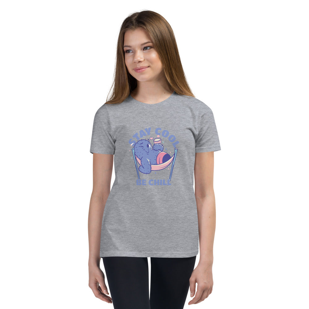 Stay cool be chill | Youth Staple Tee | Bella + Canvas 3001Y