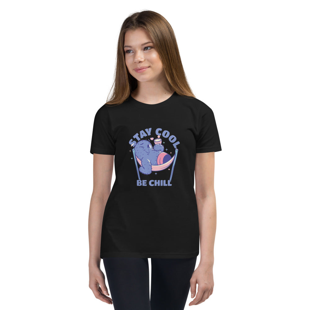 Stay cool be chill | Youth Staple Tee | Bella + Canvas 3001Y