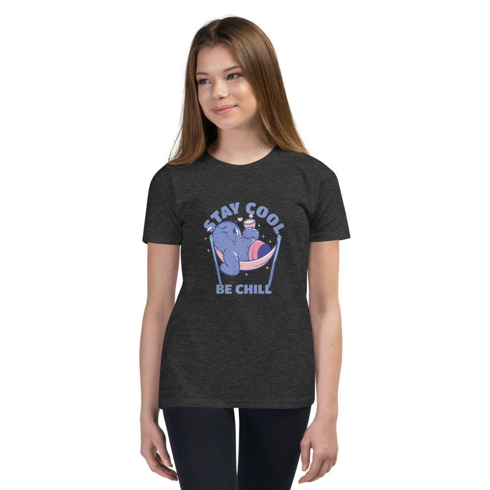 Stay cool be chill | Youth Staple Tee | Bella + Canvas 3001Y