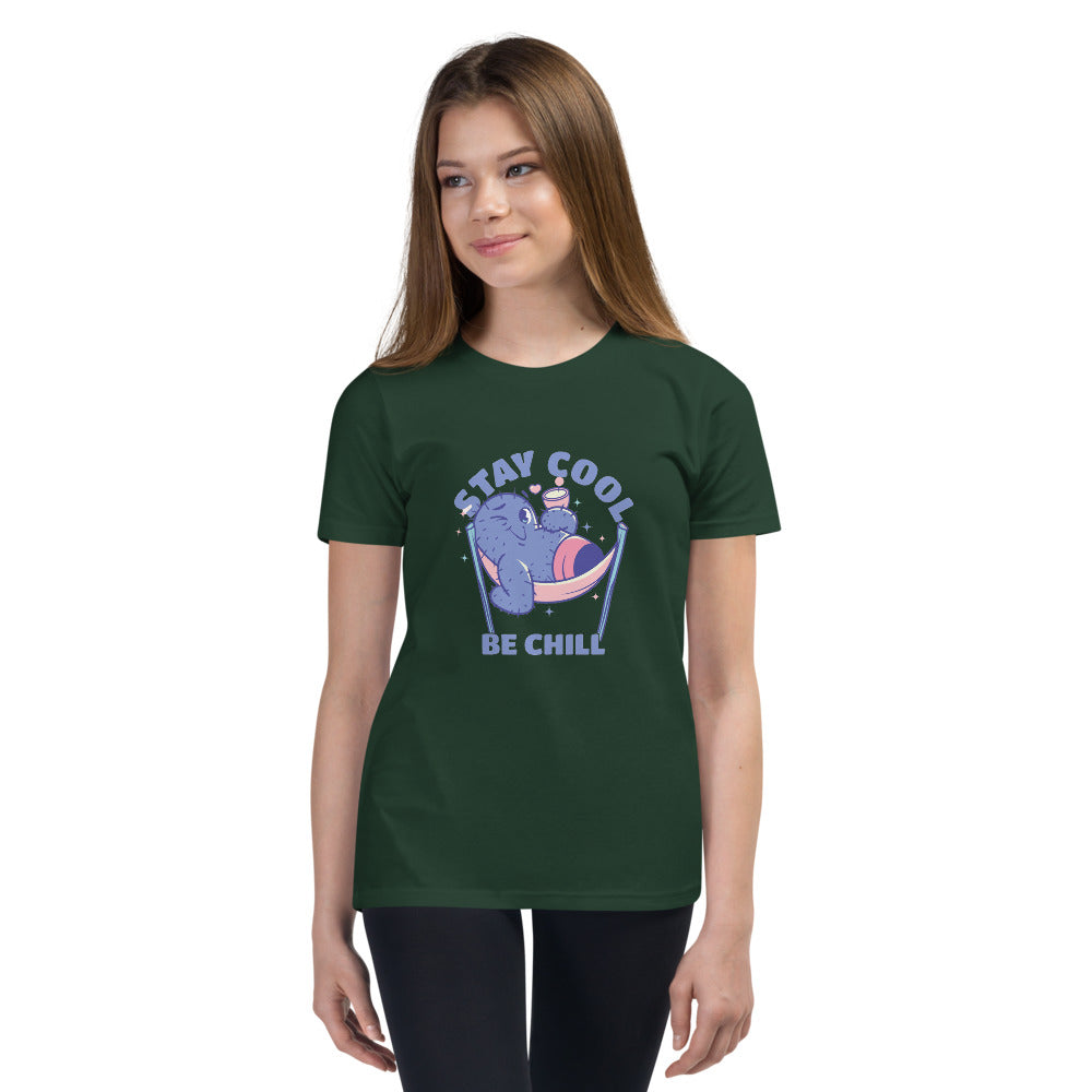 Stay cool be chill | Youth Staple Tee | Bella + Canvas 3001Y