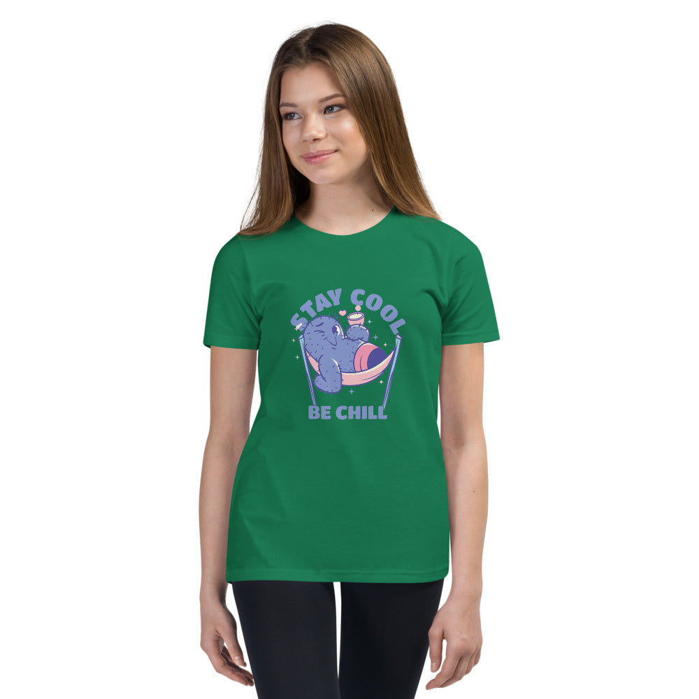 Stay cool be chill | Youth Staple Tee | Bella + Canvas 3001Y