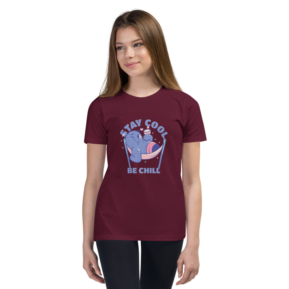 Stay cool be chill | Youth Staple Tee | Bella + Canvas 3001Y