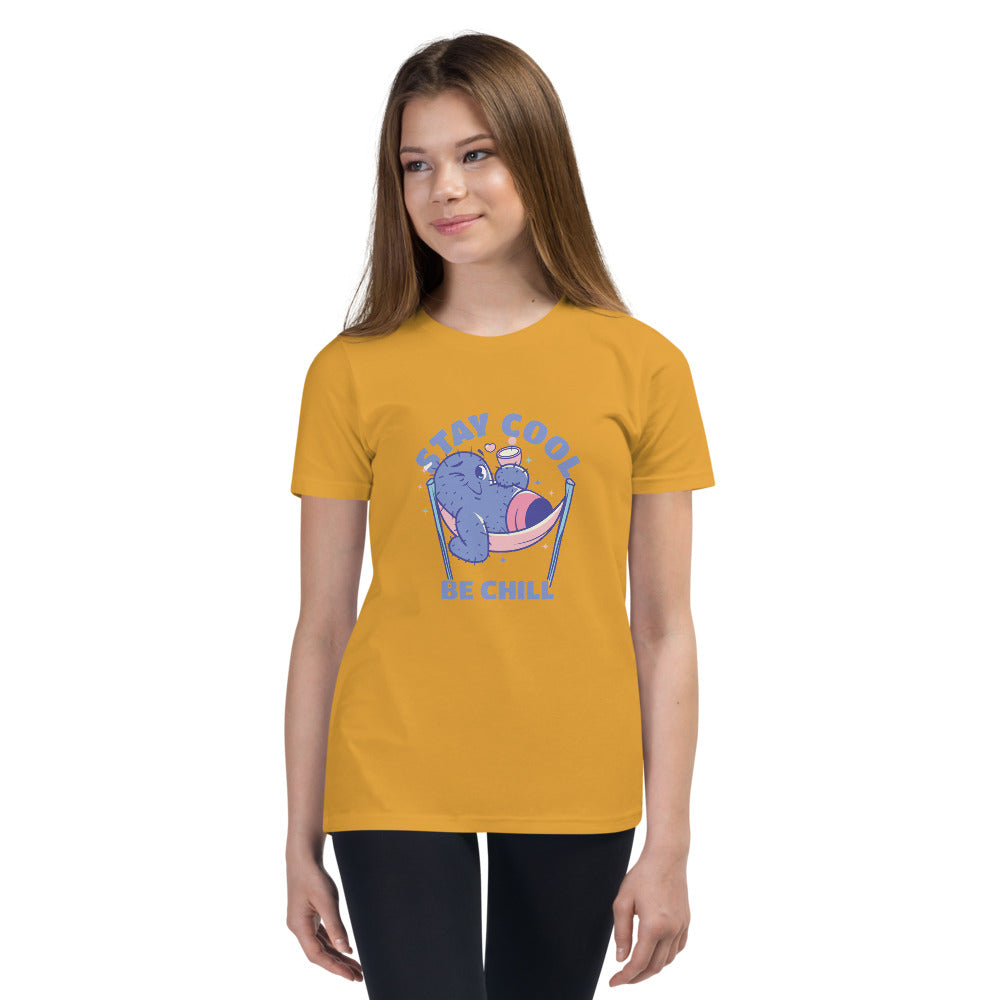 Stay cool be chill | Youth Staple Tee | Bella + Canvas 3001Y