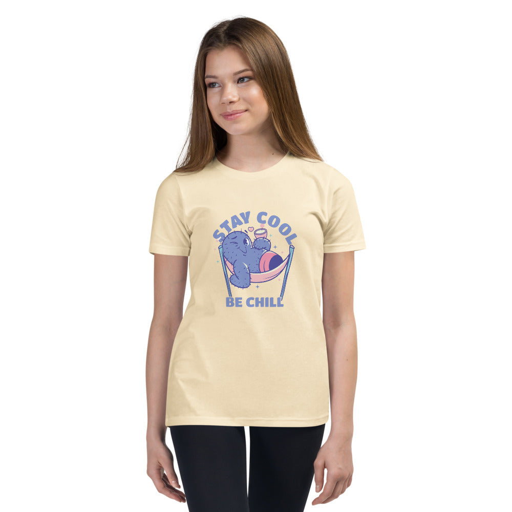 Stay cool be chill | Youth Staple Tee | Bella + Canvas 3001Y