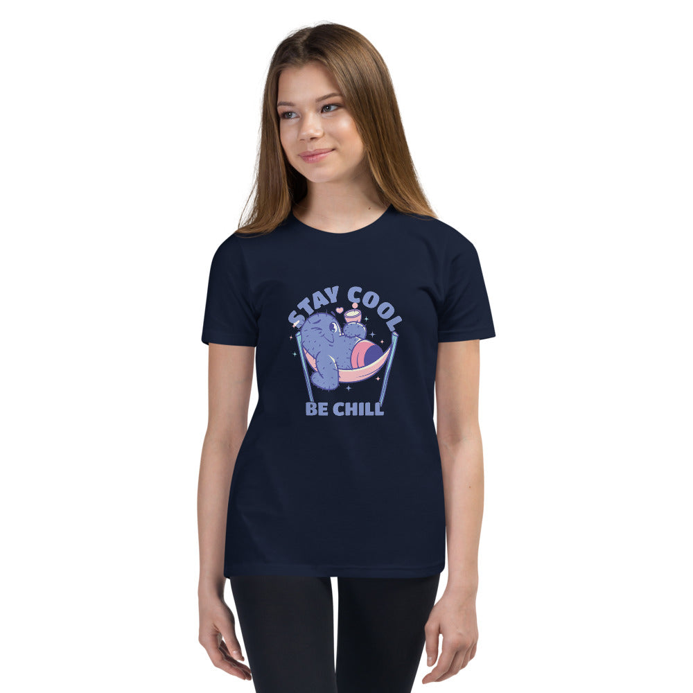 Stay cool be chill | Youth Staple Tee | Bella + Canvas 3001Y