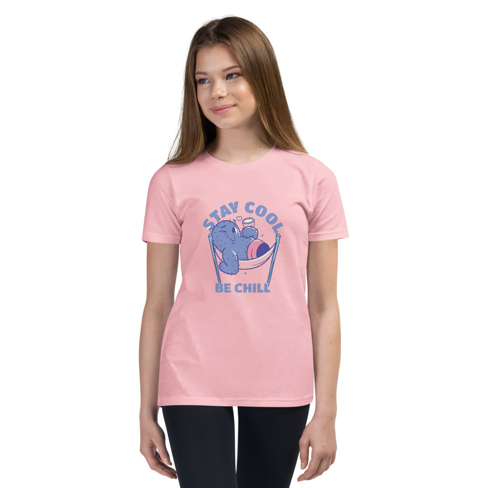 Stay cool be chill | Youth Staple Tee | Bella + Canvas 3001Y