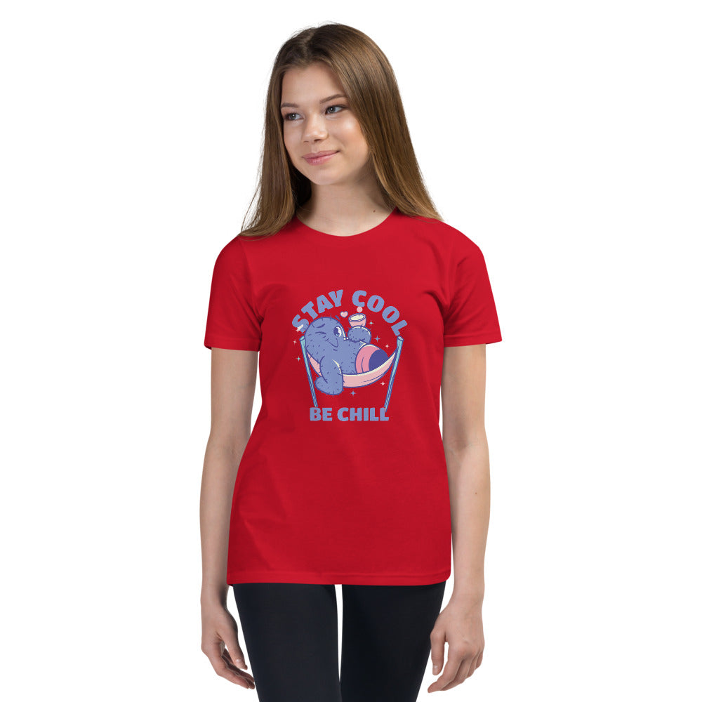 Stay cool be chill | Youth Staple Tee | Bella + Canvas 3001Y
