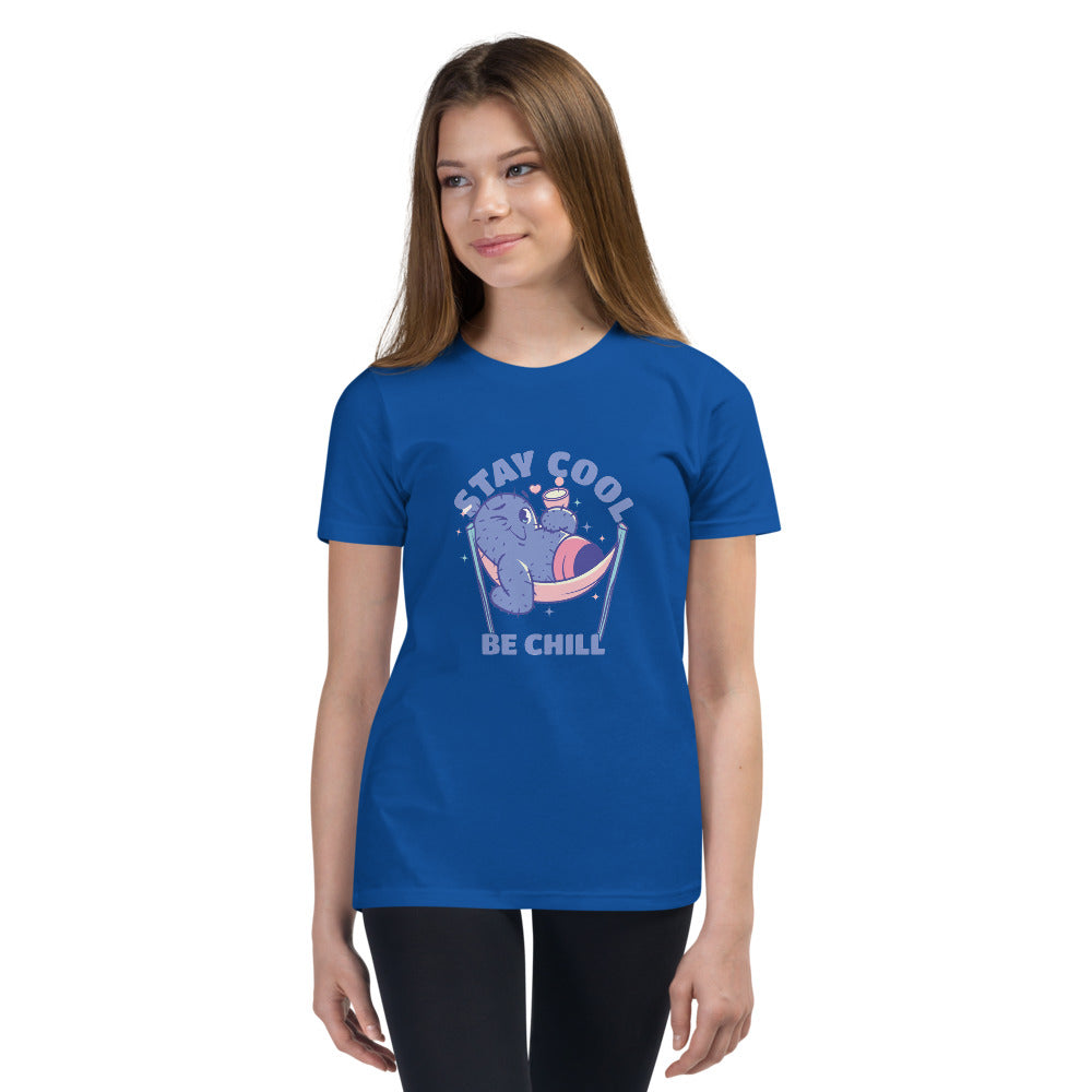 Stay cool be chill | Youth Staple Tee | Bella + Canvas 3001Y